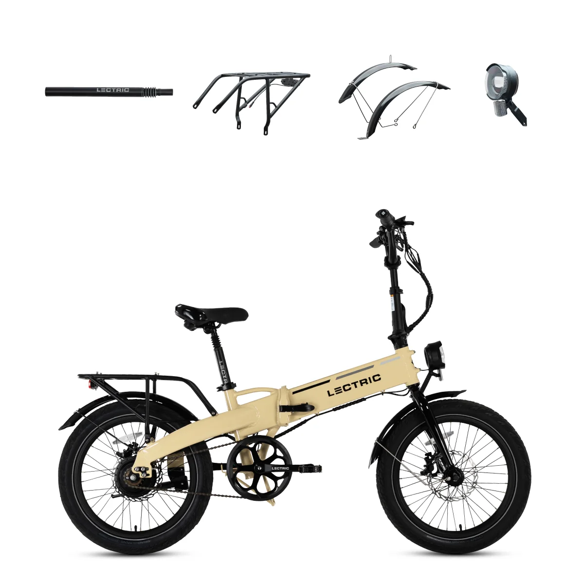 XP Lite2 Sandstorm Long-Range + FREE Rear Rack, Fenders, Elite Headlight, Suspension Seat Post ($346 Value)