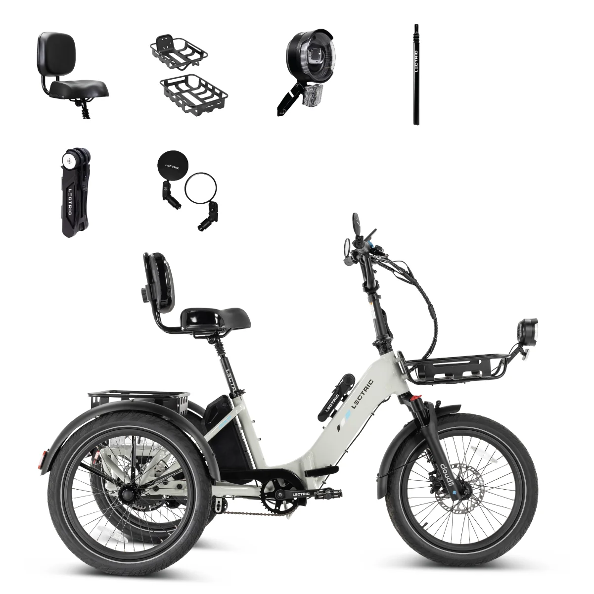 XP Trike2 750 Stratus White - Back to School Bundle