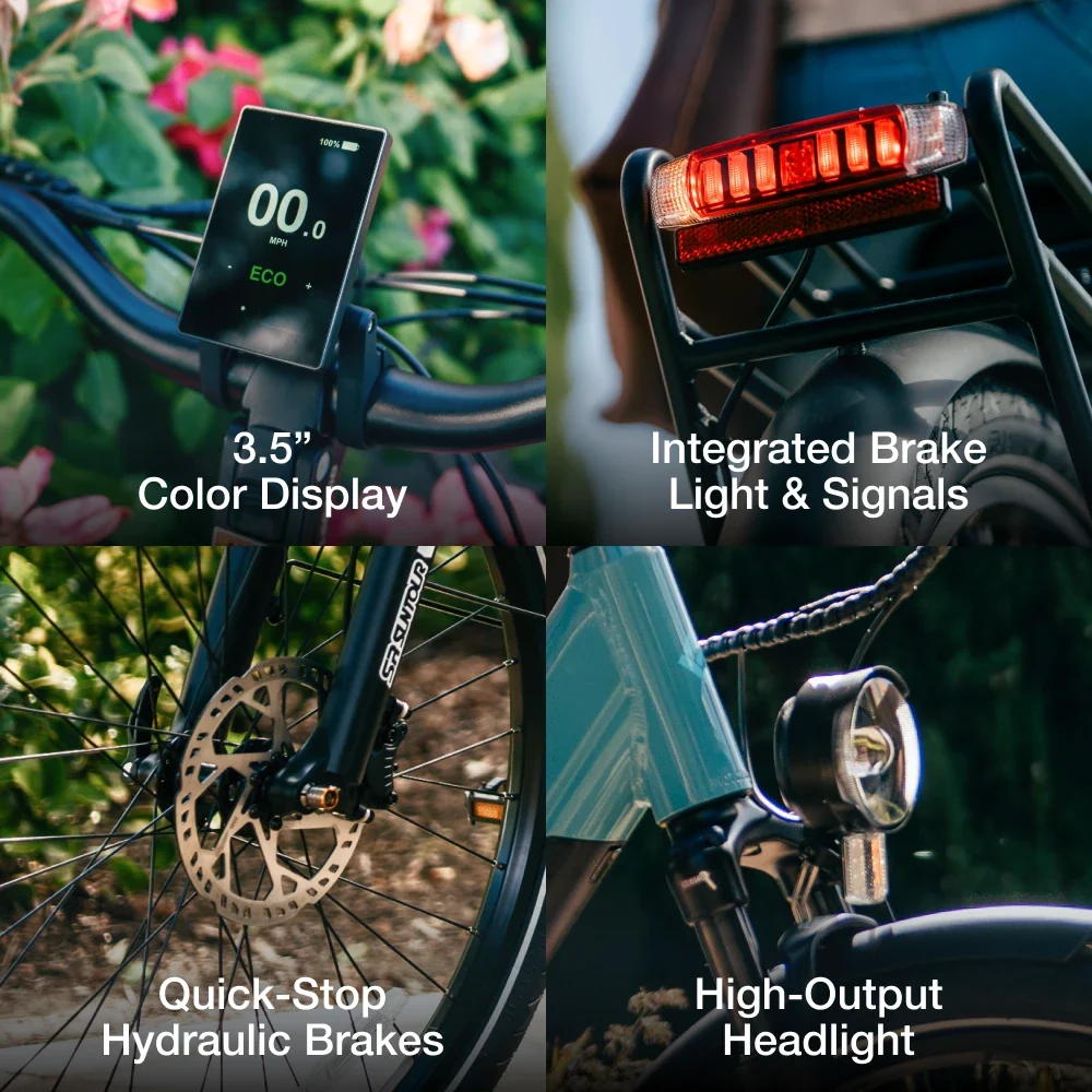 XPress2 Stratus White Cruiser eBike - Image 18