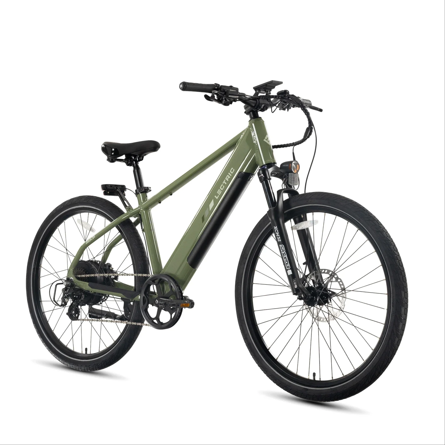 XPress2 Pine Green Commuter + FREE Rear Rack, Fenders, Elite Headlight ($247 Value) - Image 3