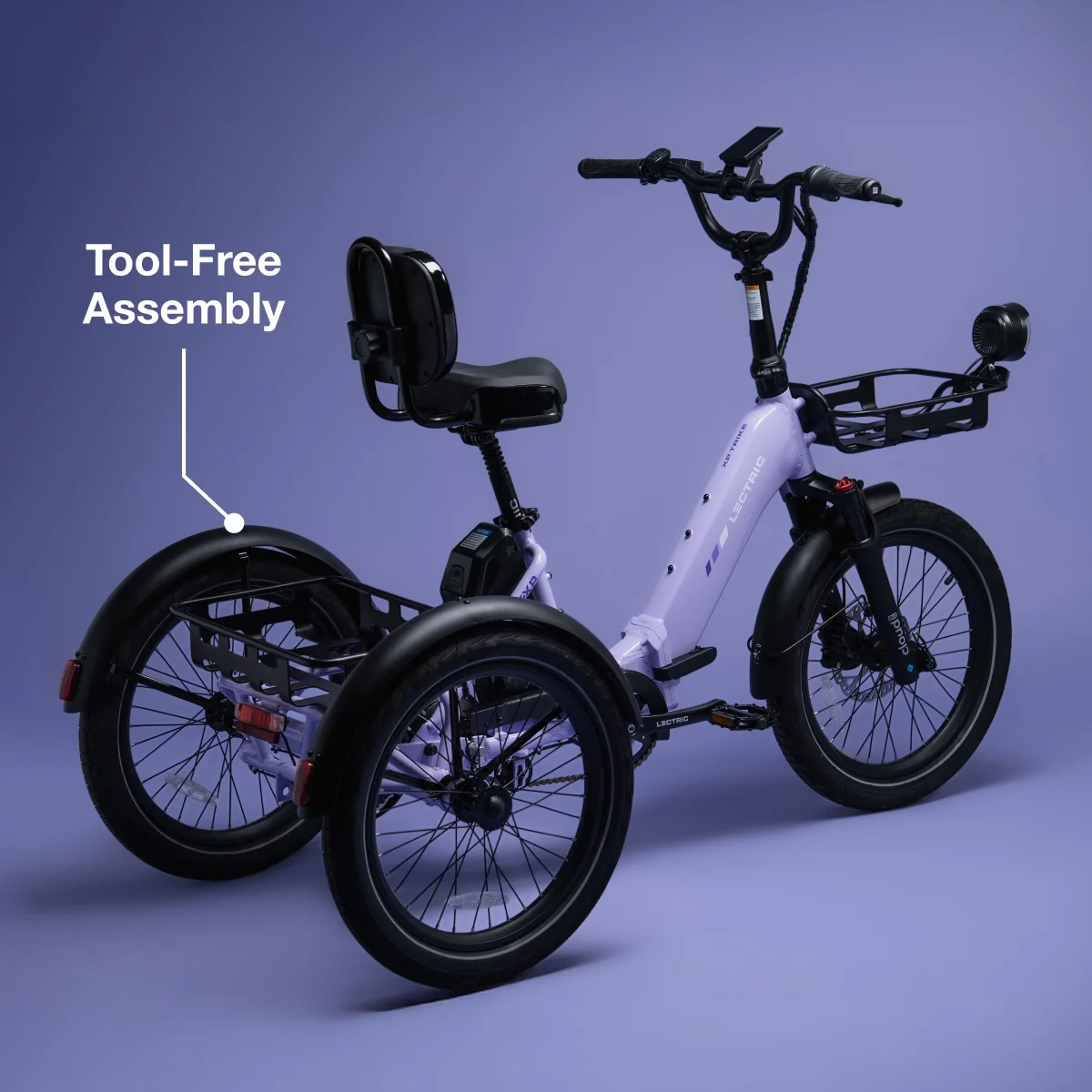 XP Trike2 750 Lavender Haze eTrike - Image 8