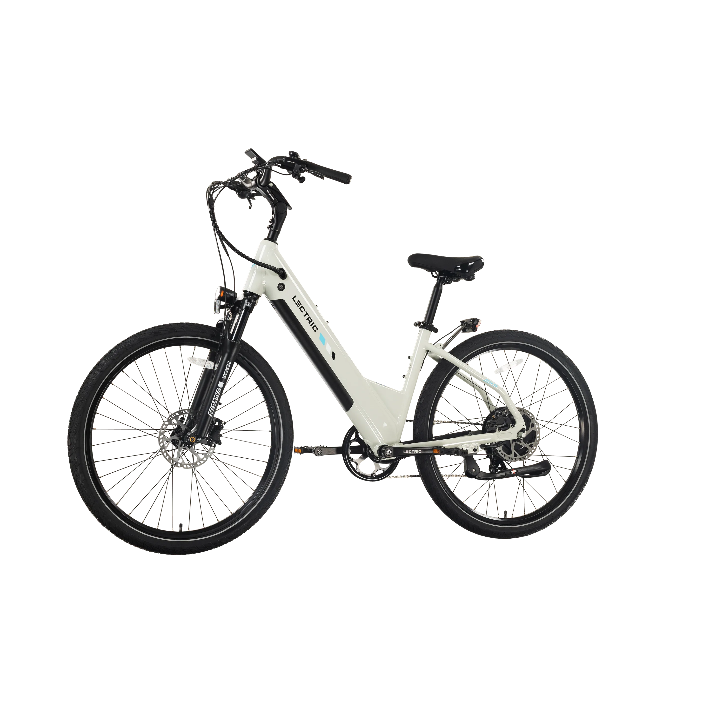 XPress2 Stratus White Cruiser eBike - Image 40