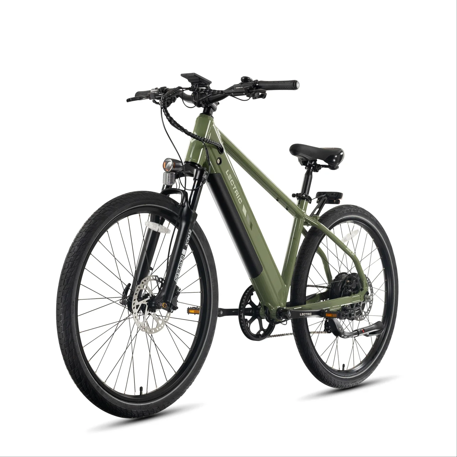 XPress2 Pine Green Commuter + FREE Rear Rack, Fenders, Elite Headlight ($247 Value) - Image 4