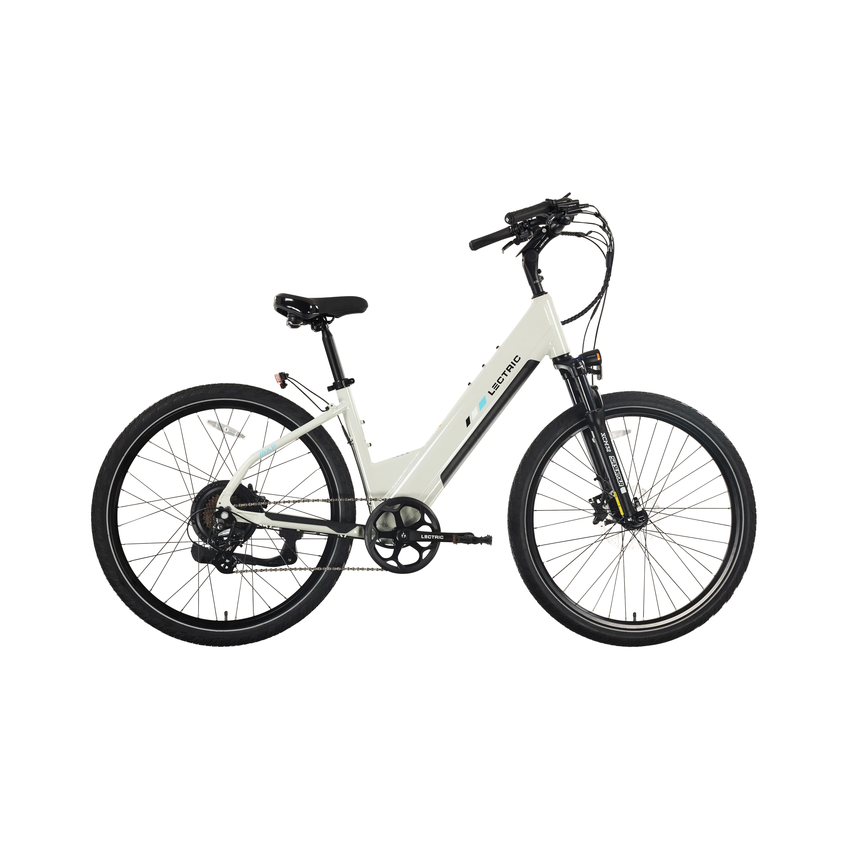 XPress2 Stratus White Cruiser eBike - Image 21