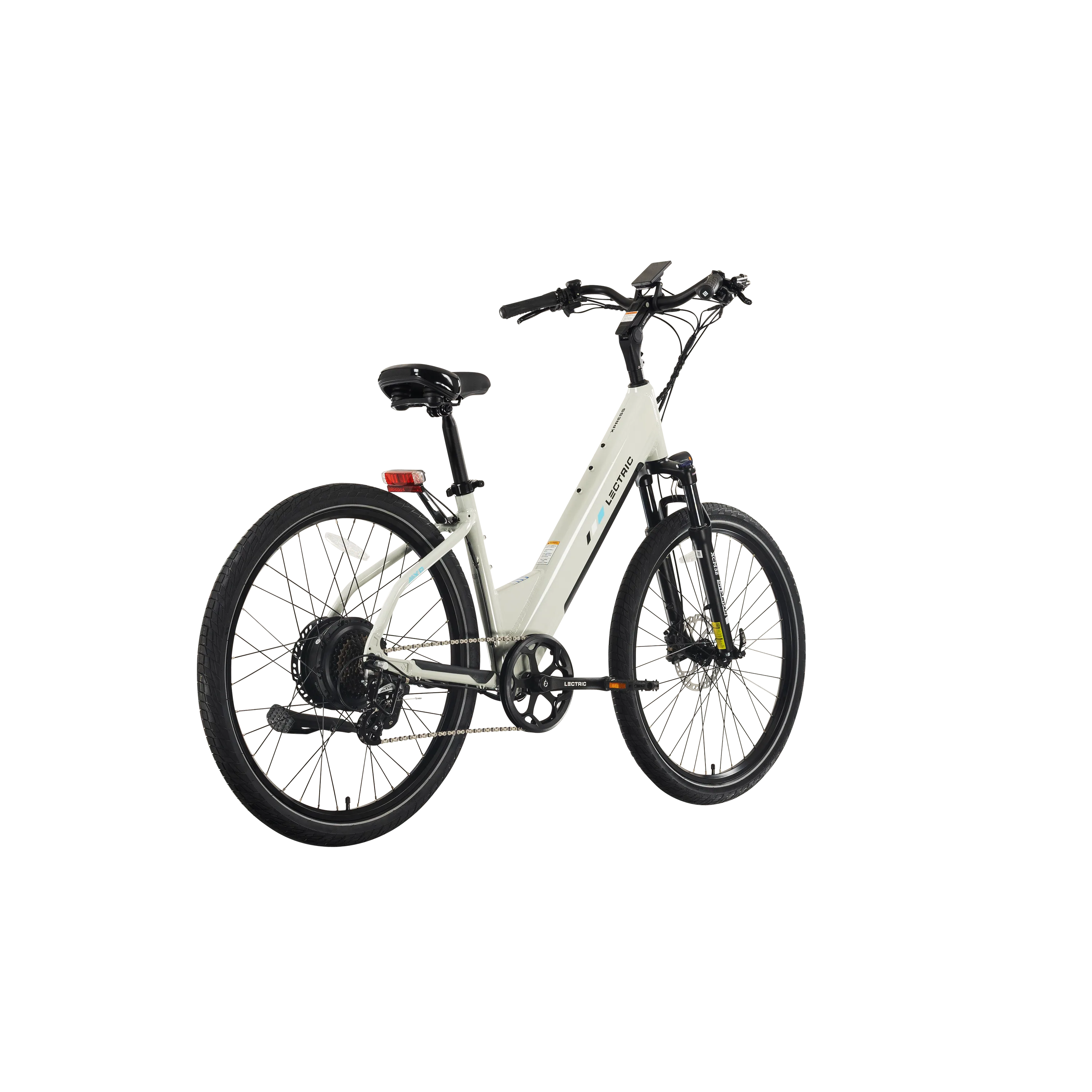 XPress2 Stratus White Cruiser eBike - Image 25