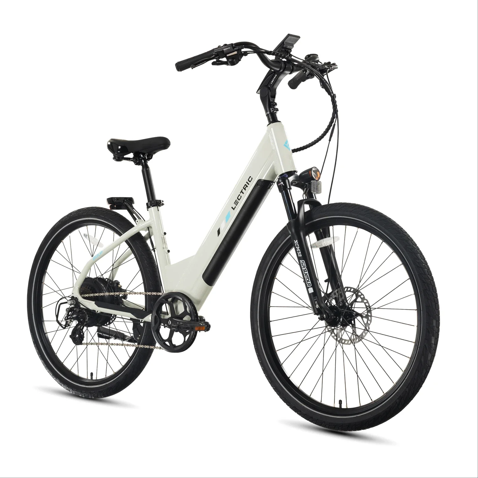 XPress2 Stratus White Cruiser eBike - Image 4
