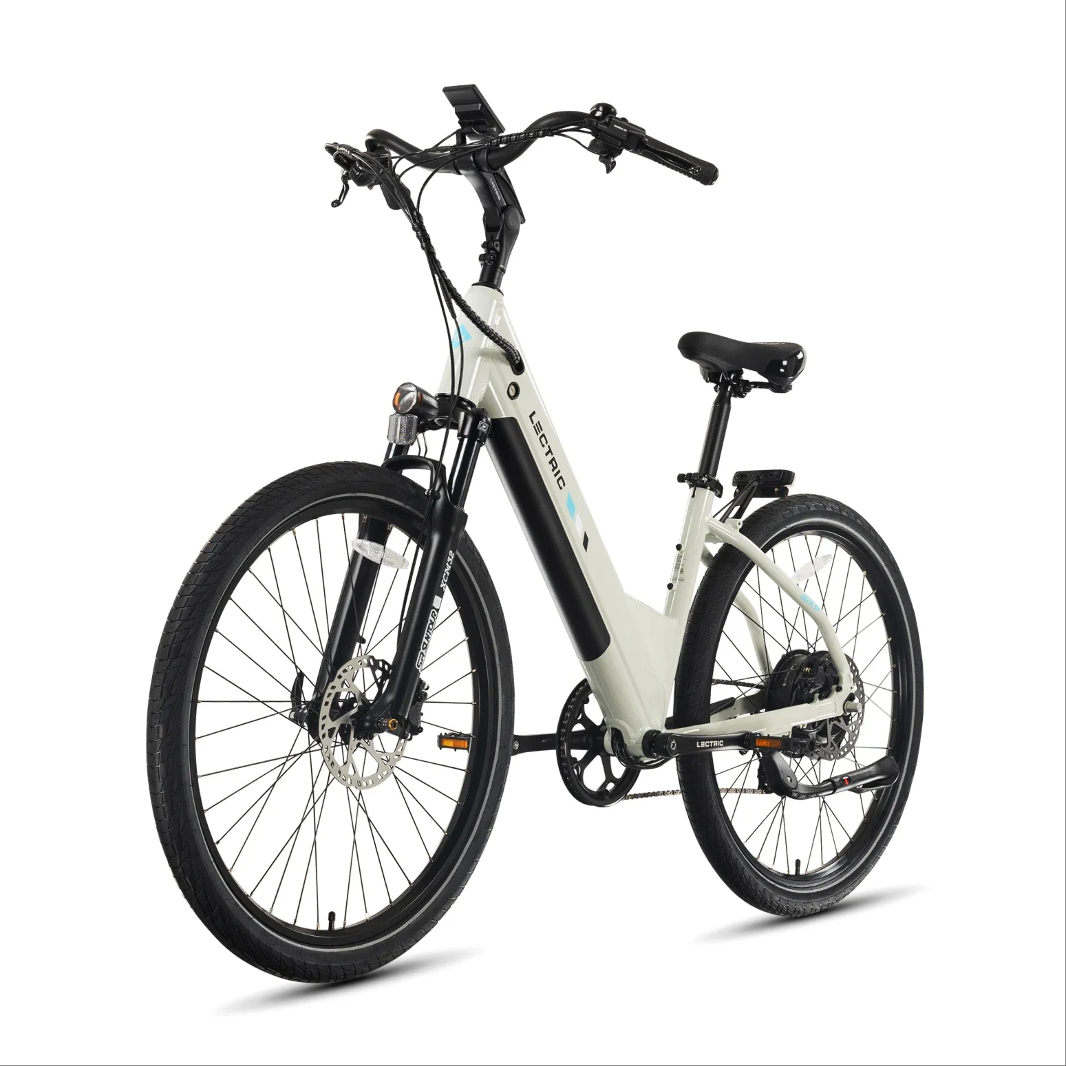XPress2 Stratus White Cruiser eBike - Image 5