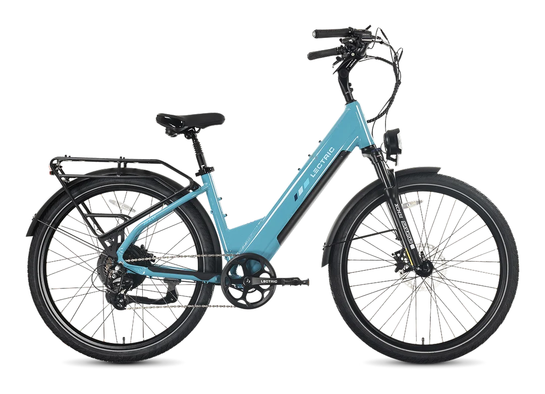 XPress2 Raindrop Blue Cruiser + FREE Rear Rack, Fenders, Elite Headlight ($247 Value) - Image 2