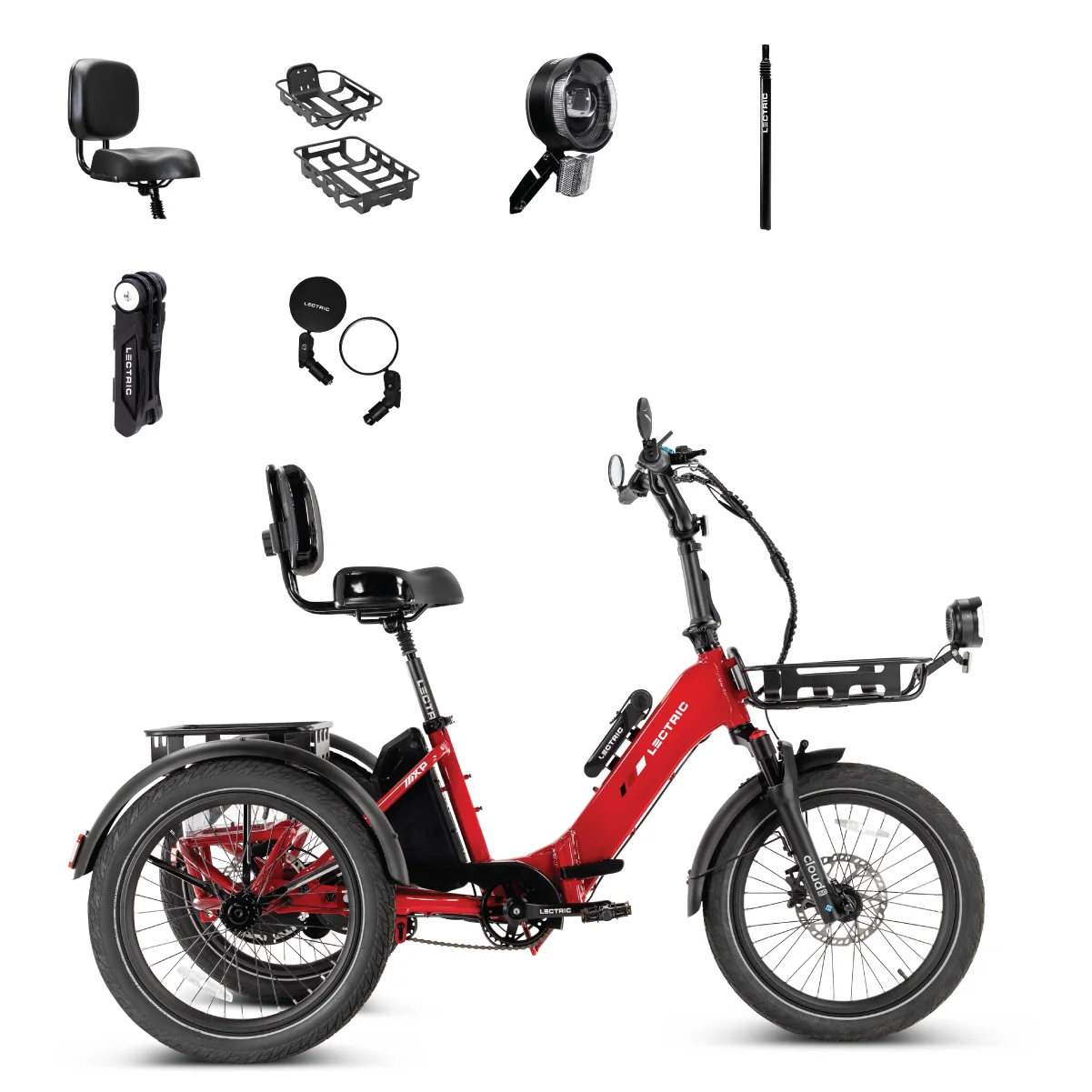 XP Trike2 750 Phoenix Red - Back to School Bundle