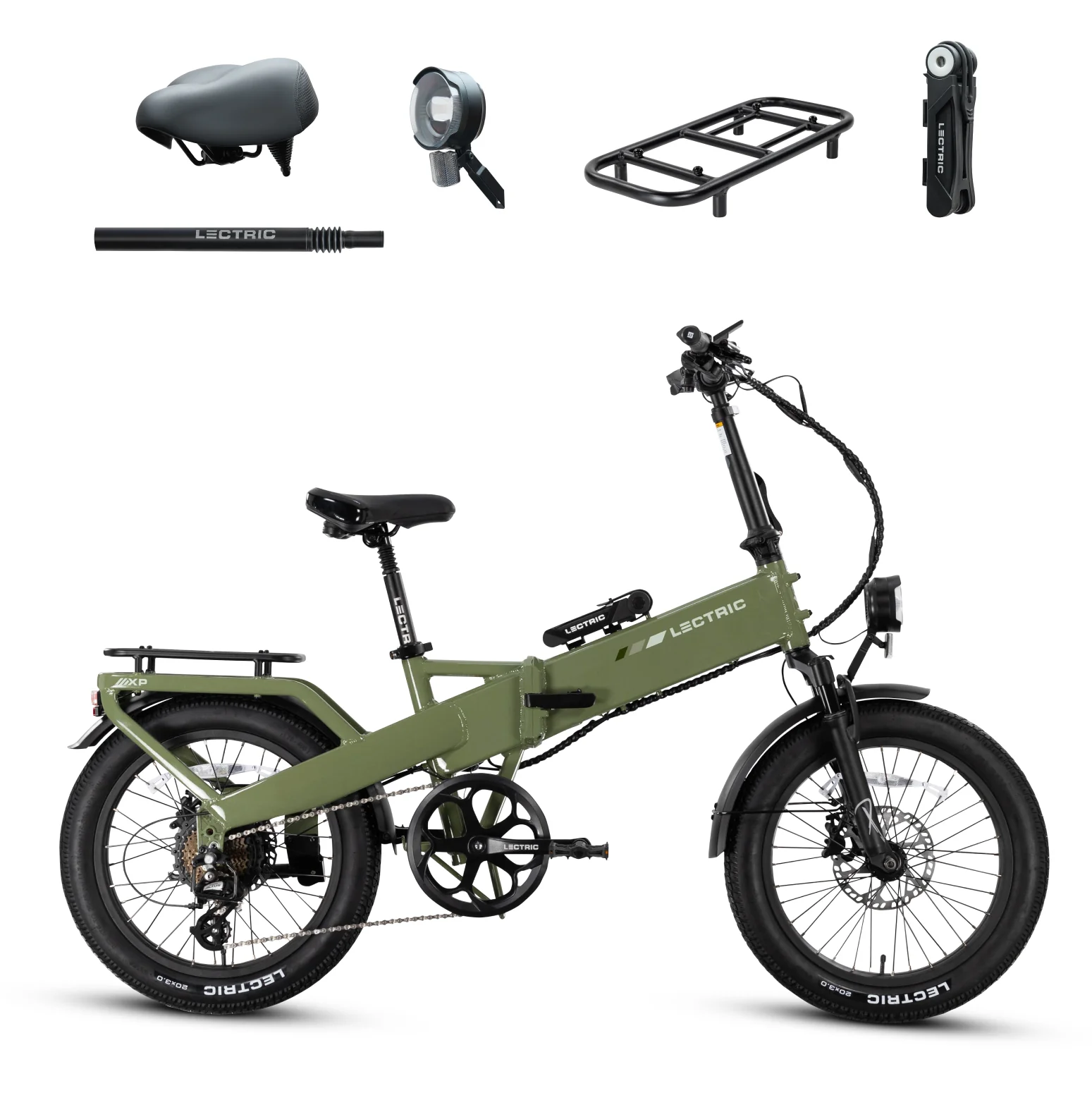 XP4 750 Pine Green + FREE LevelUp Rack, Suspension Seat Post, Elite Headlight, Bike Lock, Phone Mount ($365 Value) - Image 53