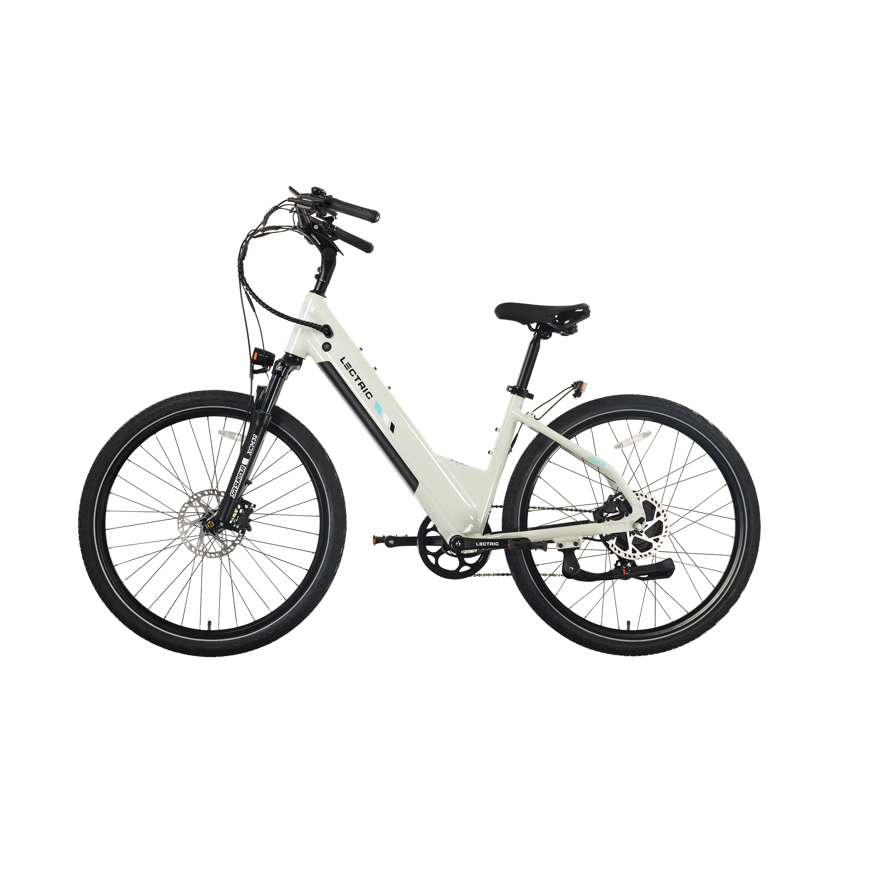 XPress2 Stratus White Cruiser eBike - Image 38