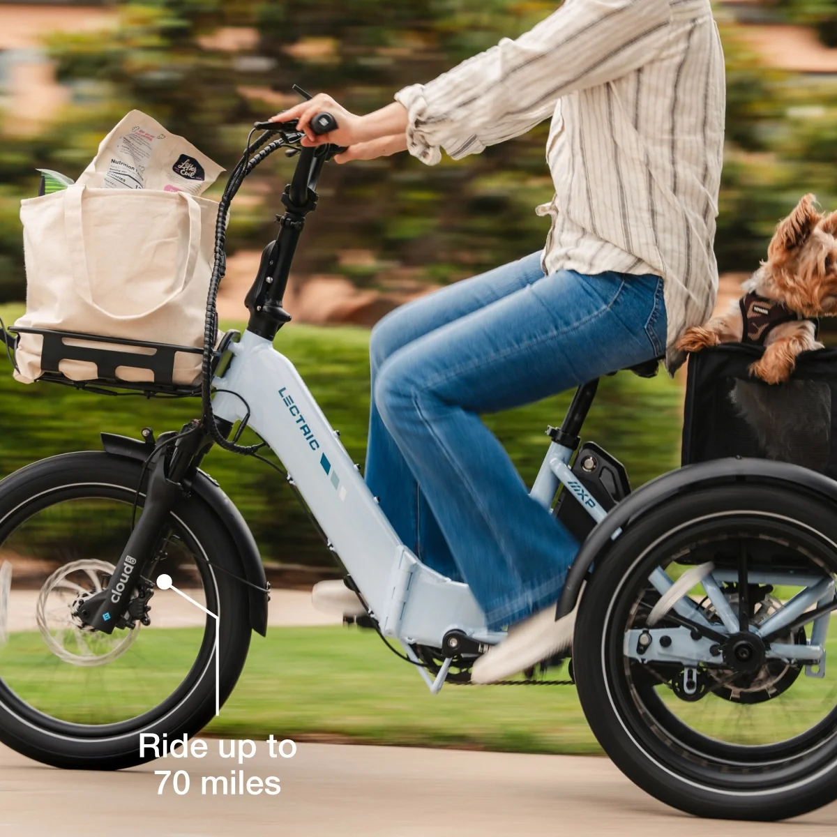 XP Trike2 750 Glacier Blue eTrike - Image 4